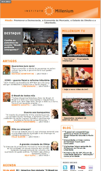 Newsletter 19 abril 2012